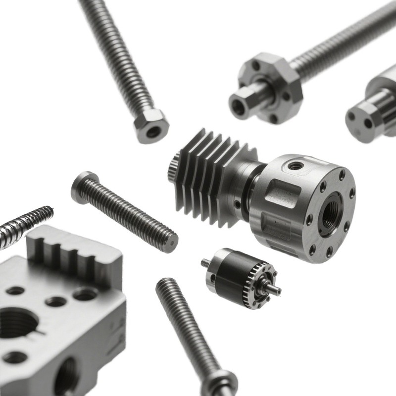 Precision CNC Turning Milling Parts with 100% Inspection ±0.002~±0.005mm Tolerance and Min Ra 0.1~3.2 Surface Finish