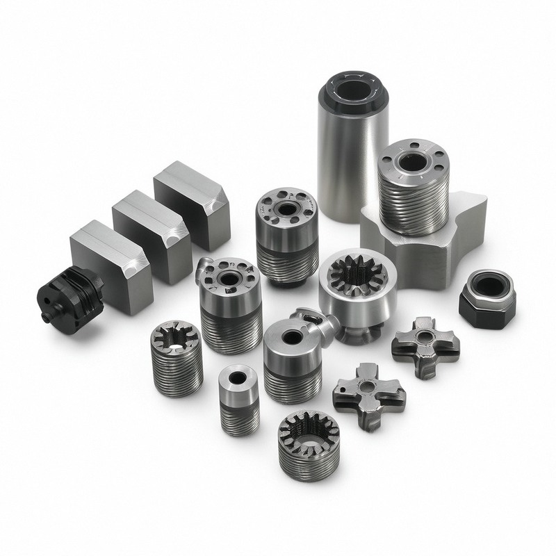 Custom CNC Machining Services for High Precision CNC Turning Milling Parts with 100% Inspection and ±0.001~±0.01mm Tolerance