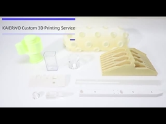 부드러운 표면 완공으로 흰색 3D 인쇄 부품